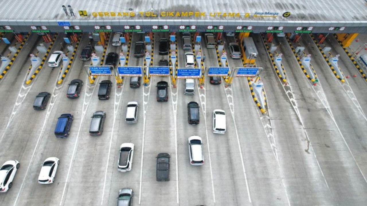 Gerbang Tol Cikampek Utama. ANTARA/HO-PT Jasa Marga (Persero)