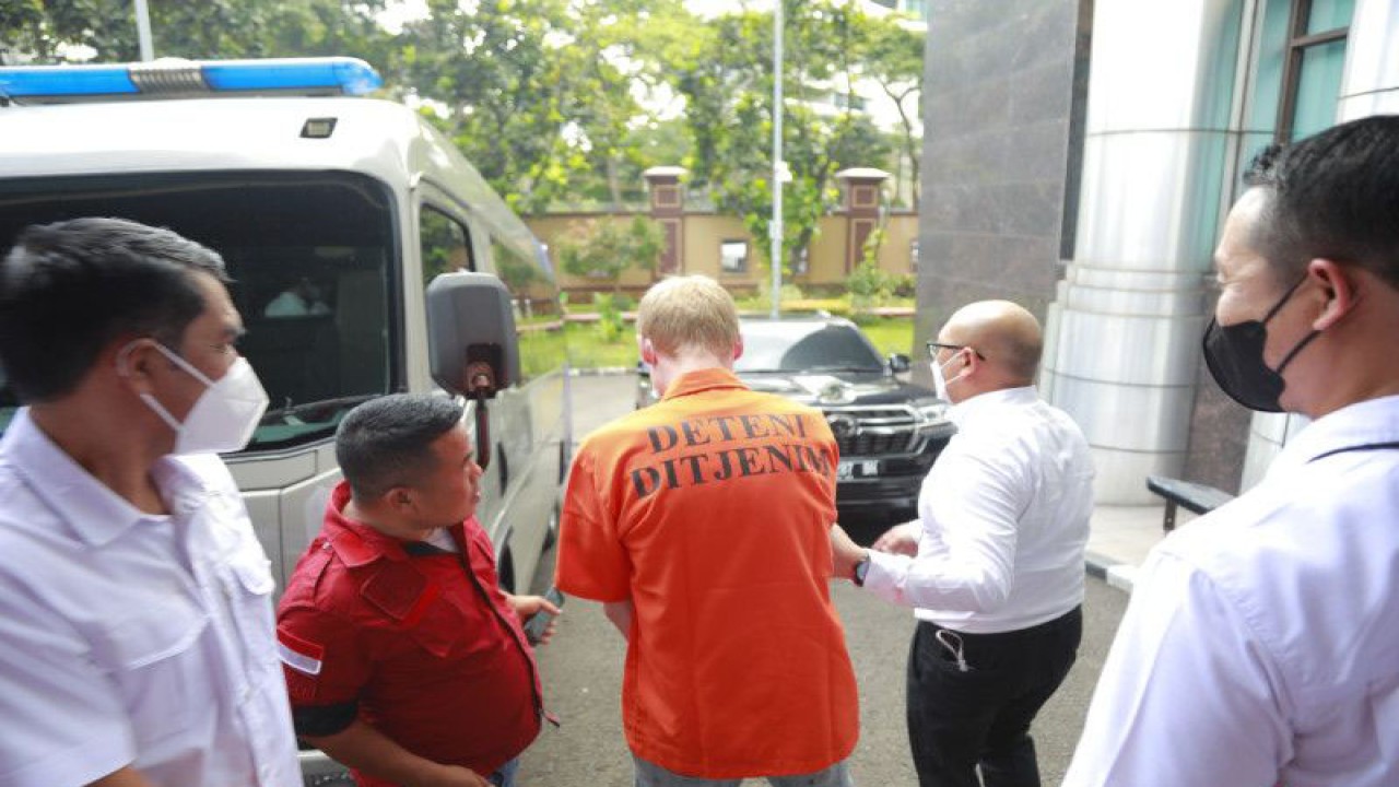 Deteni atau orang asing penghuni Rudenim (Ruang Detensi Imigrasi) berinisial GMV. ANTARA/HO-Ditjen Imigrasi
