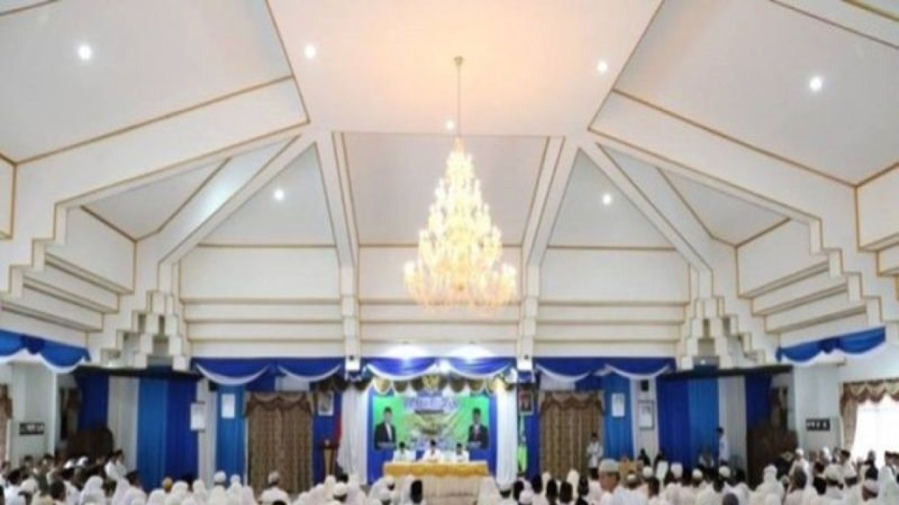 Arsip - Calon Jamaah Haji mengikuti Manasik Haji di Kabupaten Hulu Sungai Selatan, Kalimantan Selatan pada beberapa waktu lalu. (ANTARA/HO-Dinas Kominfo HSS)