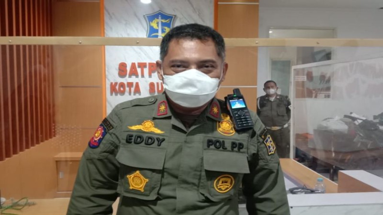 Kepala Satpol PP Kota Surabaya Eddy Christijanto (ANTARA/HO-Diskominfo Surabaya)