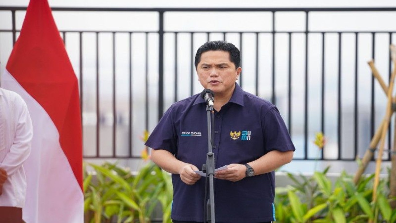 Menteri BUMN Erick Thohir. ANTARA/HO - Kementerian BUMN