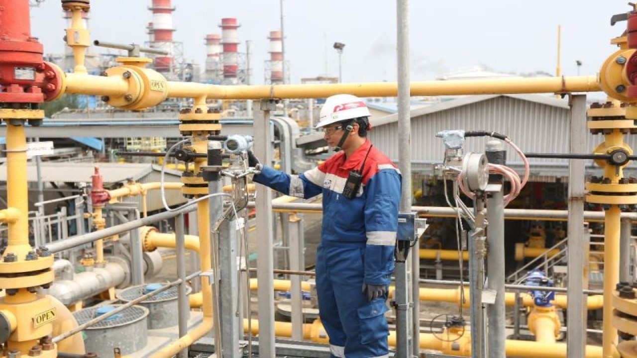 Fasilitas gas bumi Subholding Gas PT Pertamina (Persero), PT PGN Tbk. ANTARA/HO-PT PGN Tbk