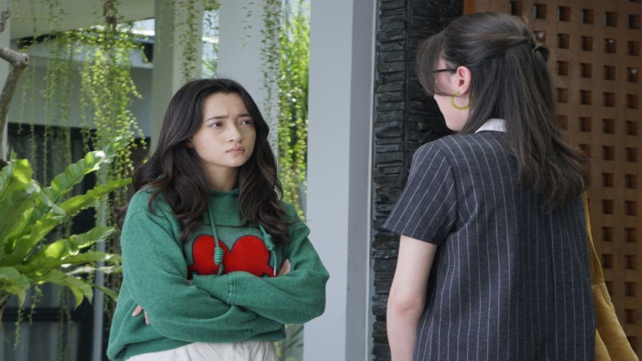 Megan Domani dalam film "Algrafi" (2023). (ANTARA/HO-Viu)