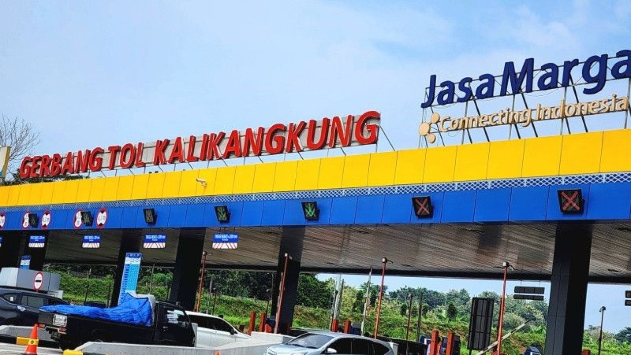 Gerbang Tol Kalikangkung di Semarang, Jawa Tengah. (ANTARA/ I.C.Senjaya)