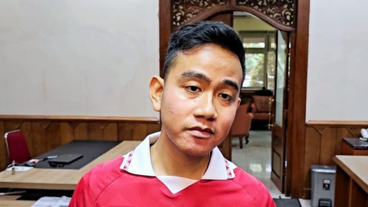 Wali Kota Surakarta Gibran Rakabuming Raka. ANTARA/Aris Wasita