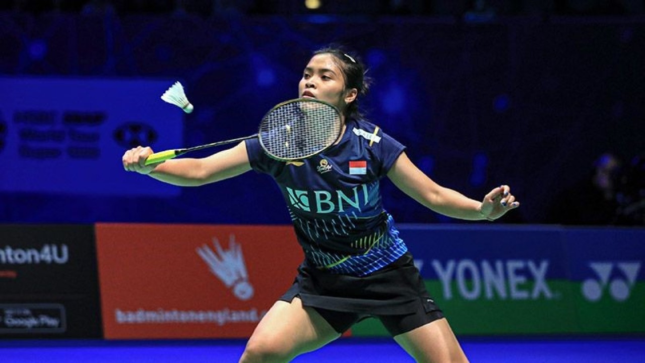 Arsip - Pebulu tangkis tunggal putri Gregoria Mariska Tunjung harus puas hanya mencapai perempat final All England 2023, setelah dia dikalahkan Chen Yu Fei (China) di Birmingham, Inggris, Jumat (24/3/2023). ANTARA/HO-PP PBSI/am.