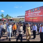 Gubernur dan Kapolda Bengkulu saat memantau pasukan pengamanan Idul Fitri 1444 Hijriah. ANTARA/Anggi Mayasari-1681715302