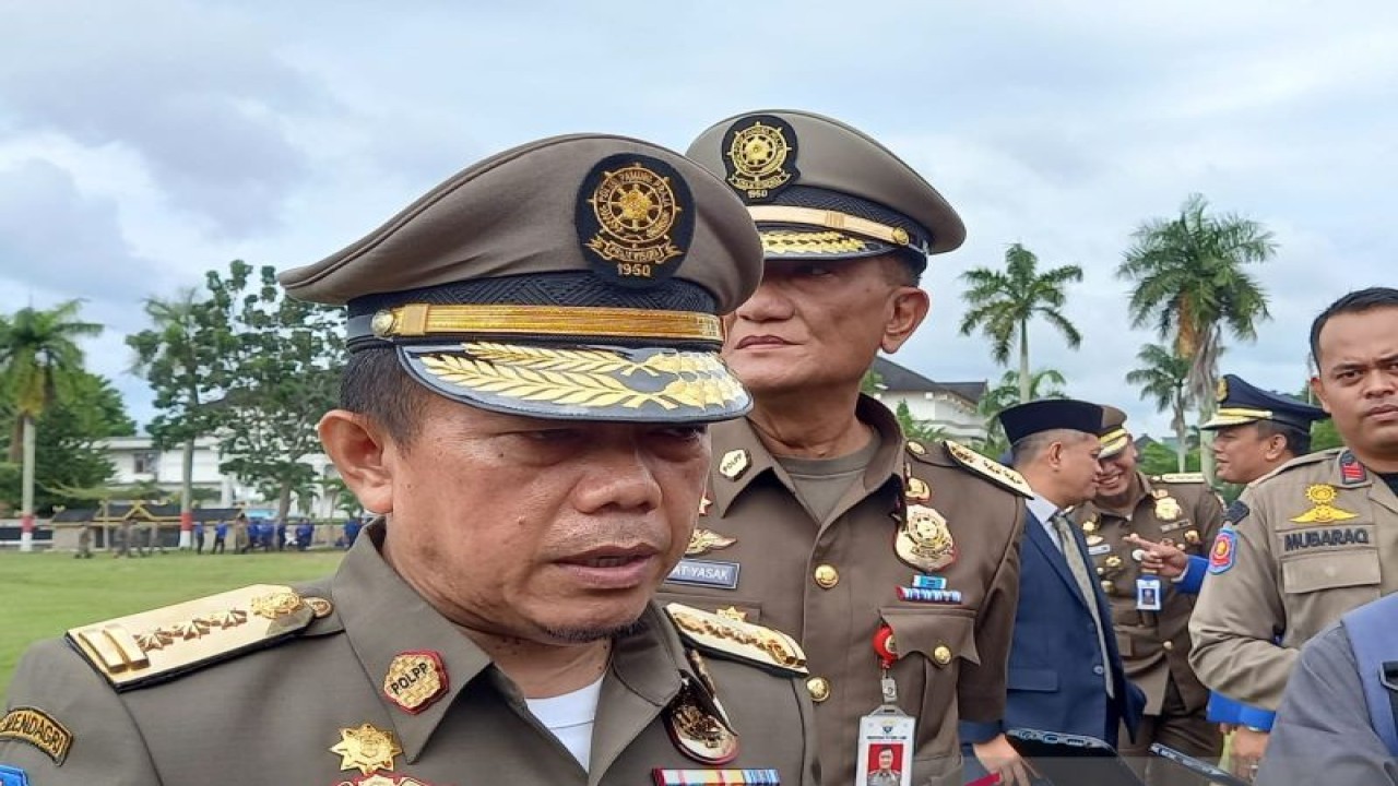 Gubernur Jambi Al Haris beberapa waktu lalu.(ANTARA/Nanang Mairiadi)