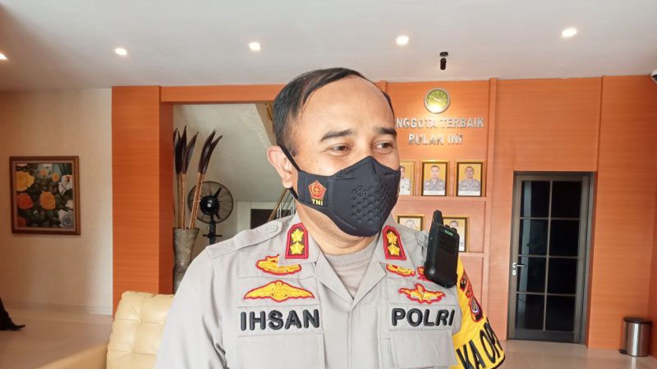 Kepala Kepolisian Resor (Kapolres) Bantul, Daerah Istimewa Yogyakarta AKBP Ihsan. ANTARA/Hery Sidik.