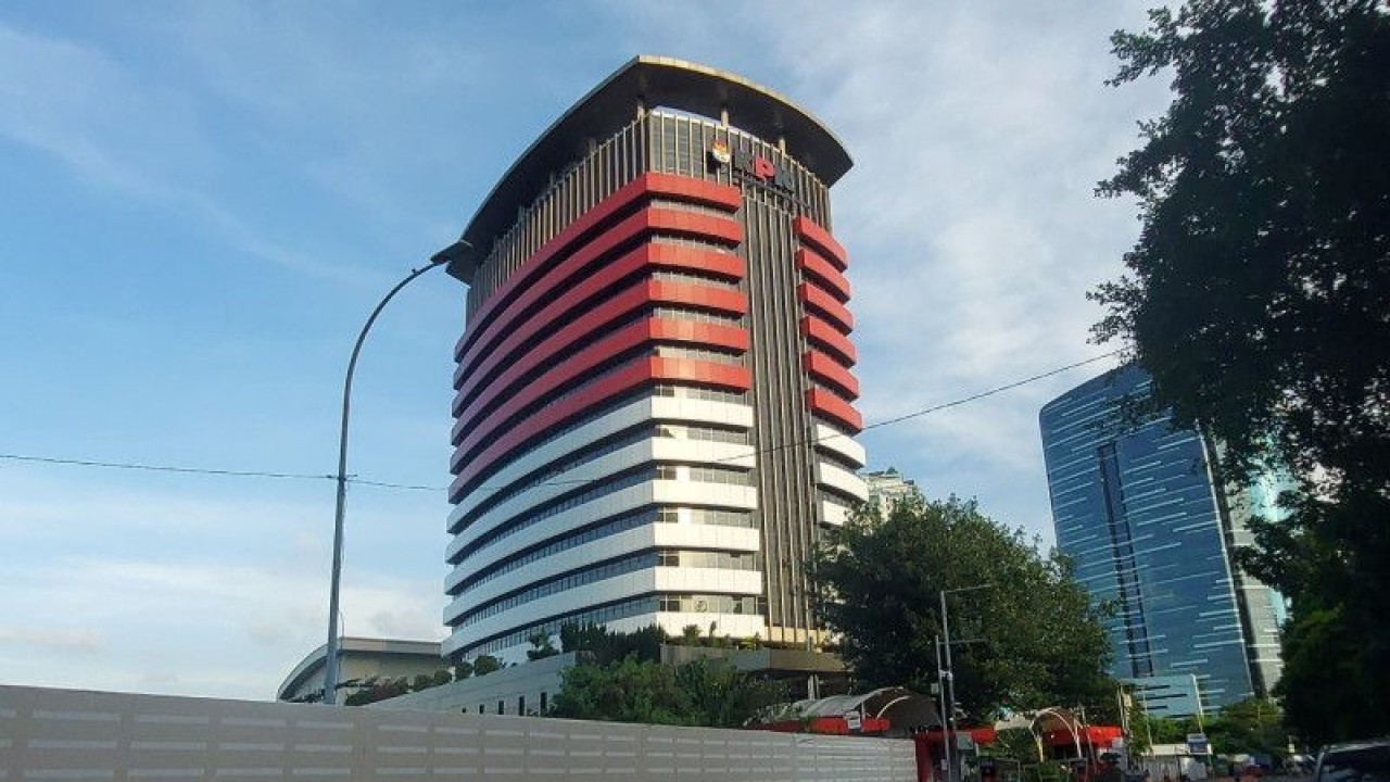 Ilustrasi- Gedung Merah Putih KPK. ANTARA/Fianda Sjofjan Rassat