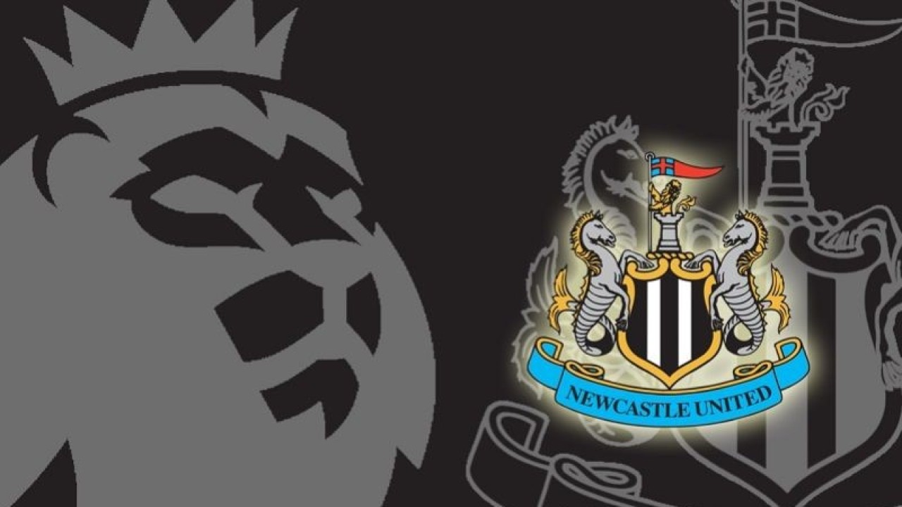 Ilustrasi logo klub sepak bola Inggris, Newcastle United. (ANTARA/Gilang Galiartha)