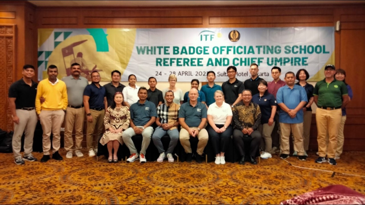 Indonesia Jadi Tuan Rumah ITF White Badge Officiating School 2023