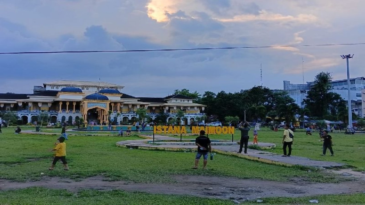 Istana Maimun. (ANTARA/Anggi Luthfi Panggabean)