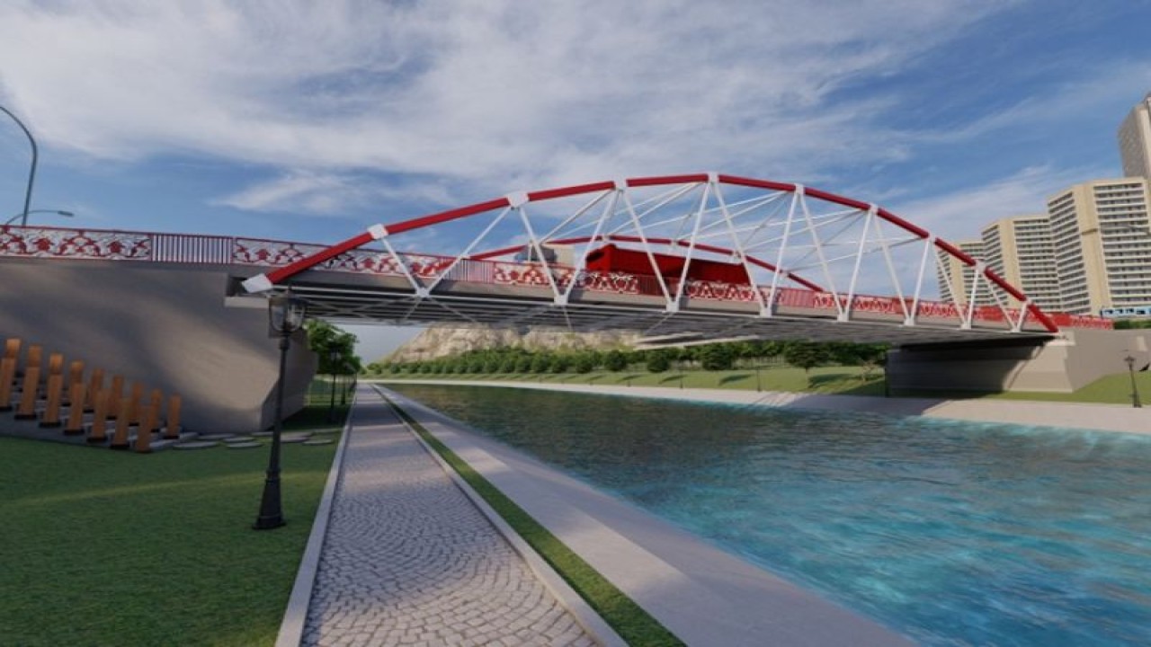 Desain jembatan Trizyandru karya tim Logawa Trizyandru dari Teknik Sipil Fakultas Teknik Unej. (ANTARA/HO-Humas Unej)