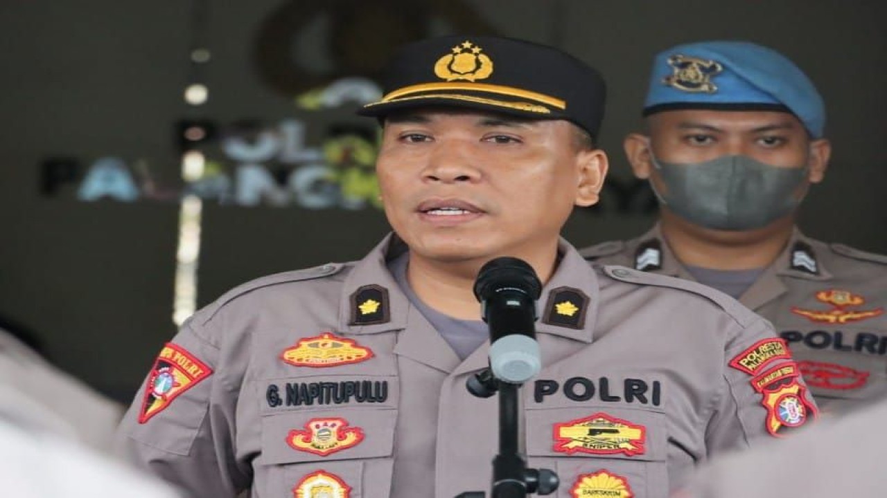 Kabag Ops Polresta Palangka Raya, Kalimantan Tengah Kompol Ganda B Napitupulu. ANTARA/HO-Humas Polresta Palangka Raya