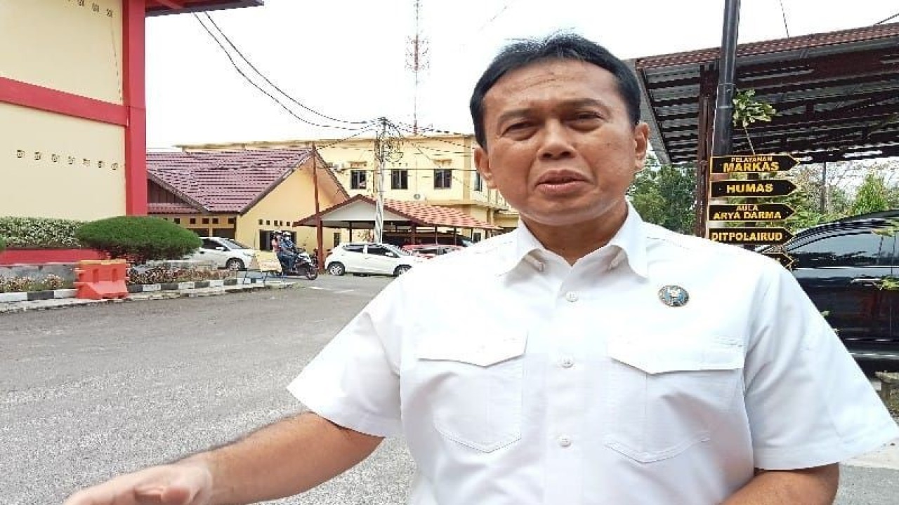 Kabid Pemberantasan BNNP Kalteng Kombes Pol Agustyanto. ANTARA/Adi Wibowo