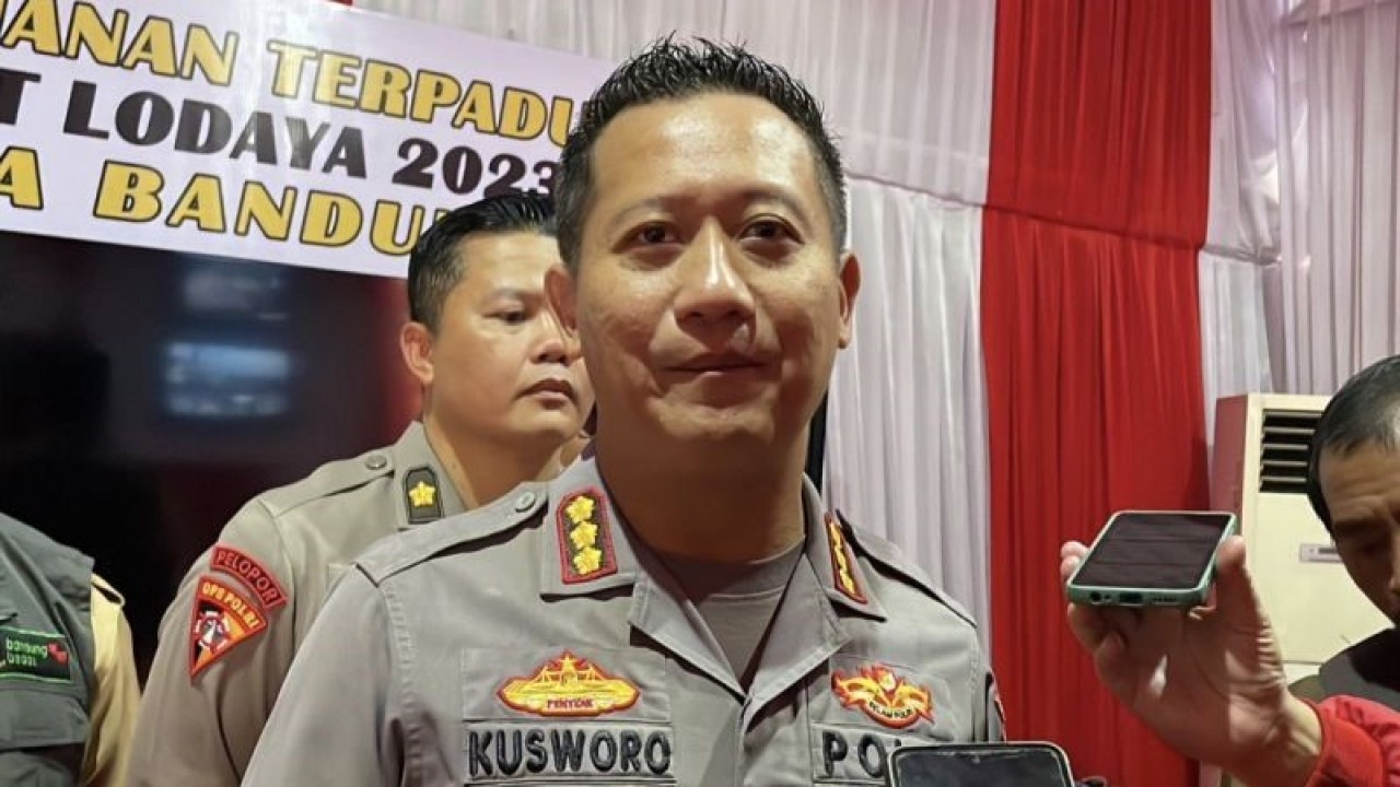Kapolresta Bandung Kombes Pol Kusworo Wibowo. ANTARA/Bagus Ahmad Rizaldi