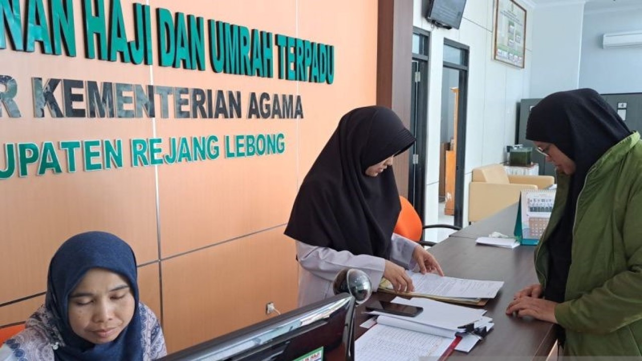 Pelayanan haji di Kantor Pusat Layanan Haji dan Umrah Terpadu (PLHUT) Kabu