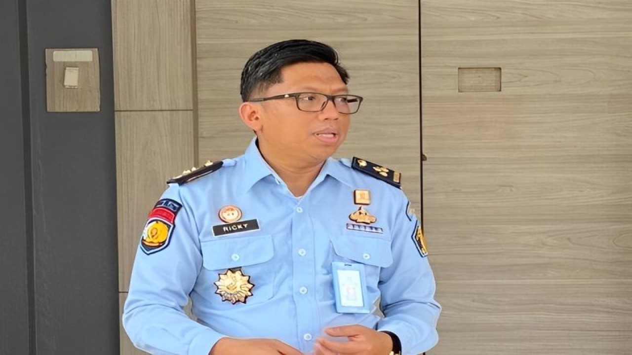 Kepala Divisi Pemasyarakatan Kemenkumham Sulteng, Ricky Dwi Biantoro di Palu, Minggu (23/4/2023). (ANTARA/HO-Humas Kemenkumham)