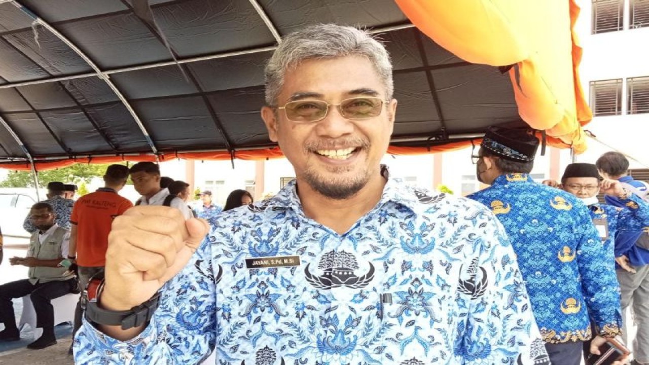 Kepala Dinas Pendidikan Kota Palangka Raya, Kalimantan Tengah Jayani, Rabu (26/4/2023). ANTARA/Adi Wibowo