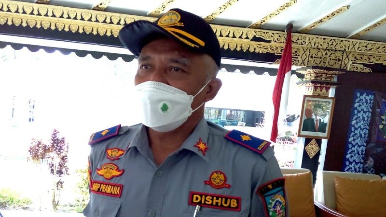 Kepala Dunas Perhubungan Kabupaten Sleman Arip Pramana. ANTARA/Victorianus Sat Pranyoto