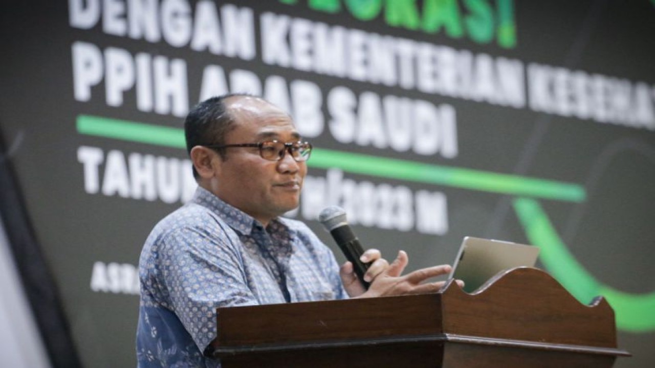 Kepala Pusat Kesehatan Haji Kemenkes Liliek Marhaendro Susilo. (ANTARA/HO-Kemenag)