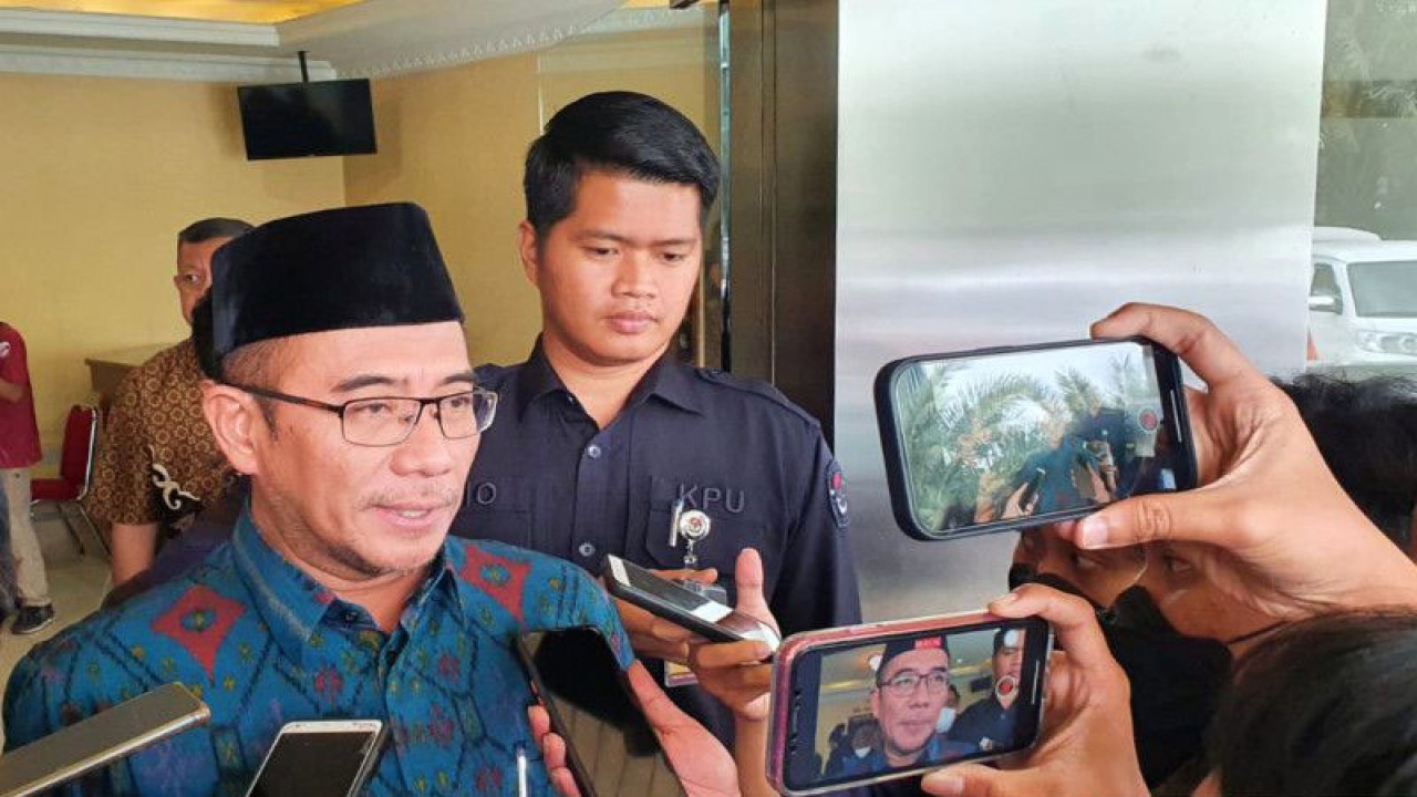 Ketua Komisi Pemilihan Umum (KPU) RI Hasyim Asy'ari. ANTARA/Tri Meilani Ameliya