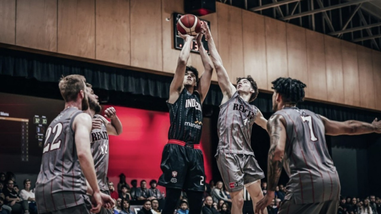 Laga uji coba Timnas Basket Indonesia di Australia