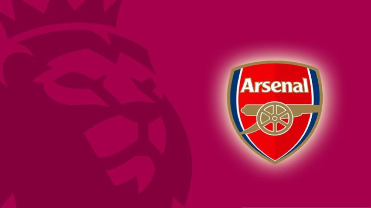 Ilustrasi logo klub Liga Premier Inggris, Arsenal. (ANTARA/Gilang Galiartha)