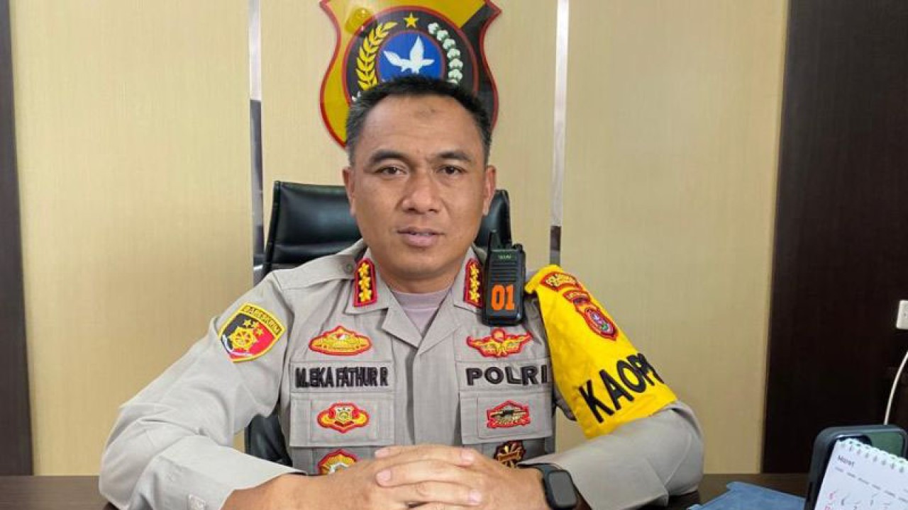 Kapolresta Kendari Kombes Pol Muhammad Eka Fathurrahman. (Antara/La Ode Muh Deden Saputra)