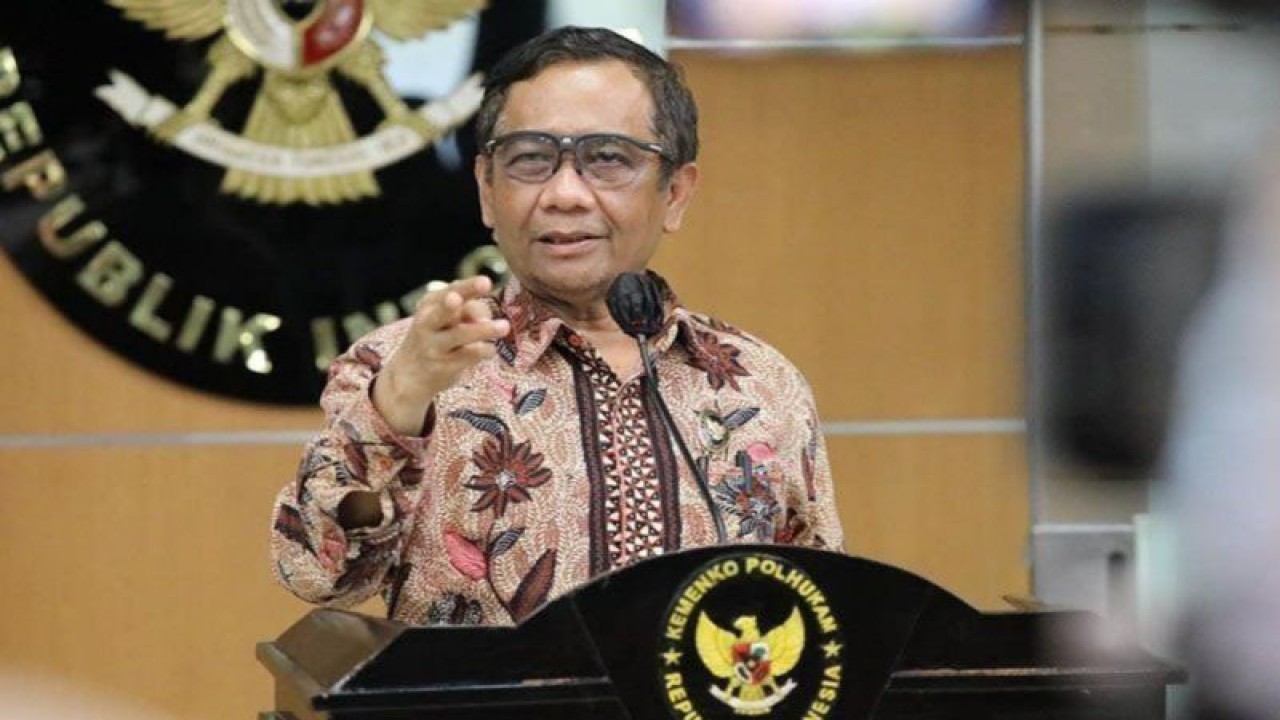 Menkopolhukam Mahfud MD. (ANTARA/HO-Kemenkopolhukam)
