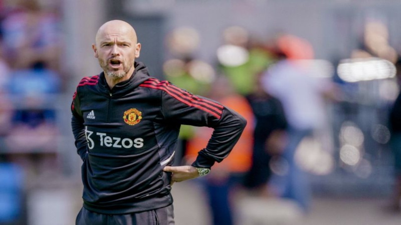 Manajer Manchester United Erik ten Hag (AFP/STIAN LYSBERG SOLUM)