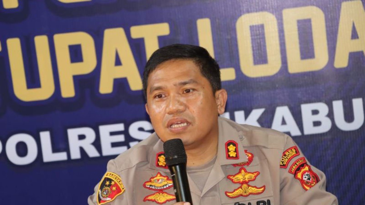 Kapolres Sukabumi AKBP Maruly Pardede. Antara/Aditya Rohman.