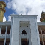 Masjid Agung Al-Aqsha Sentani Kabupaten Jayapura, Papua. (ANTARA/Agustina Estevani Janggo)-1682412242