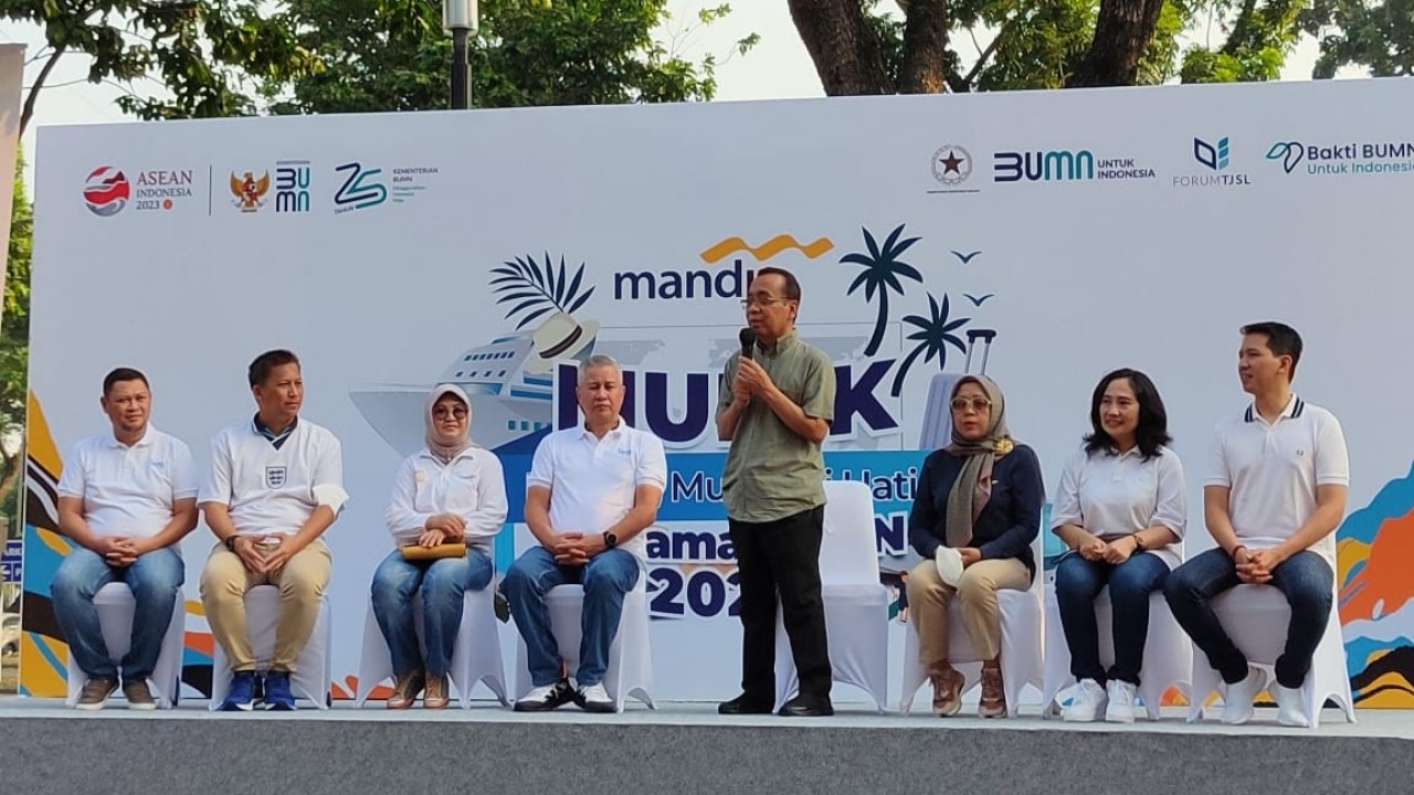 Mudik gratis Bank Mandiri. (Net)