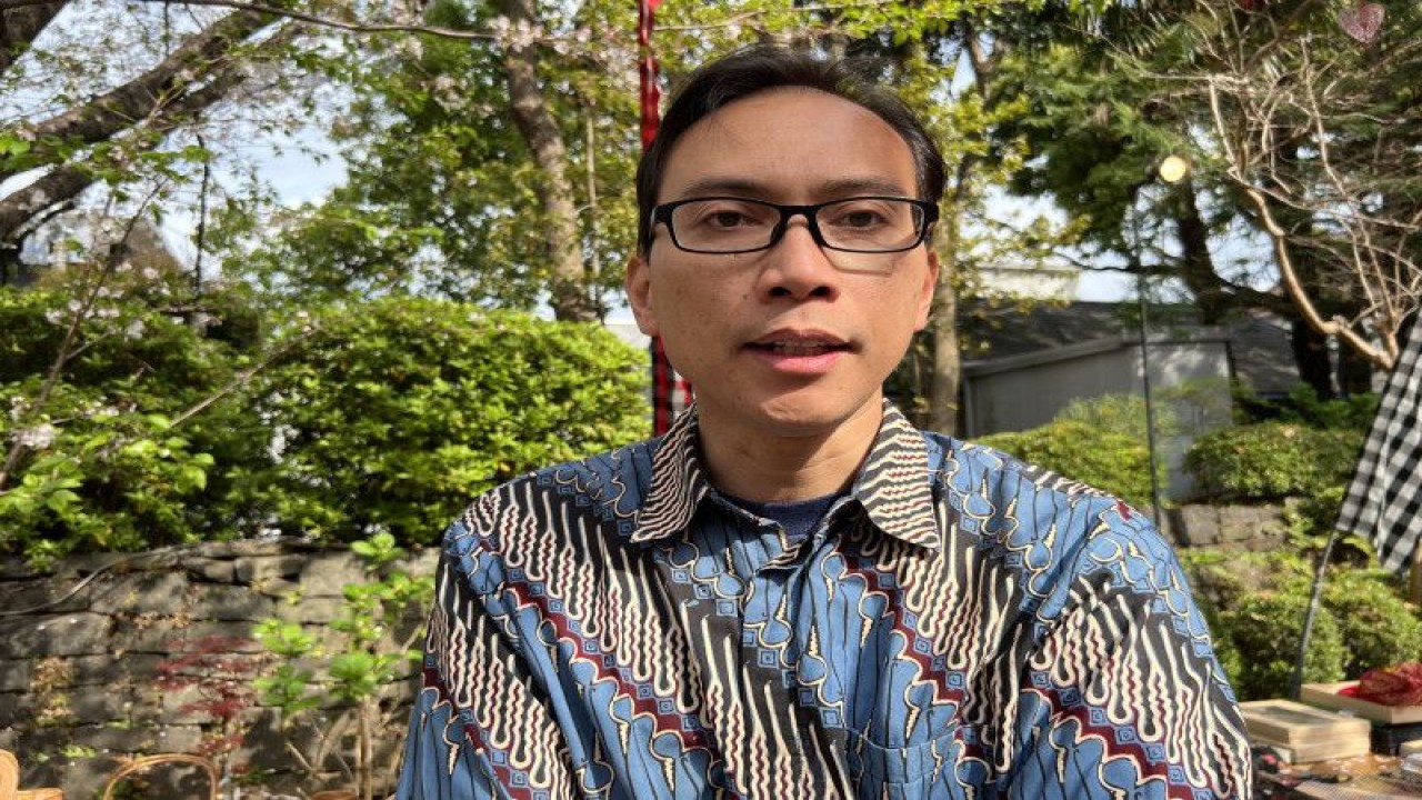 Ketua Keluarga Masyarakat Islam Indonesia (KMII) Jepang Prof. Muhammad Aziz (ANTARA/Juwita Trisna Rahayu)