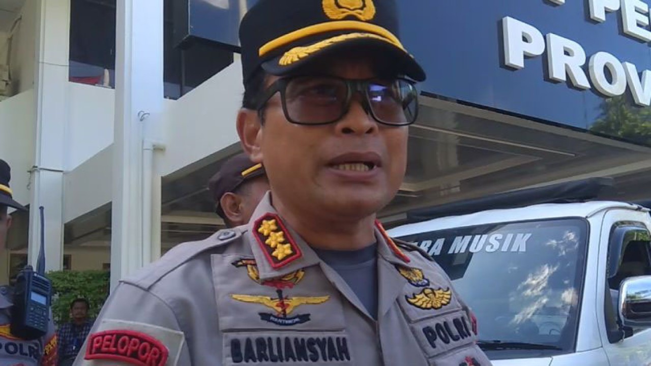 Kepala Polresta (Kapolresta) Palu Kombes (Pol) Barliansyah di Palu, Sulawesi Tengah, Kamis (20/4/2023). (ANTARA/Nur Amalia Amir)