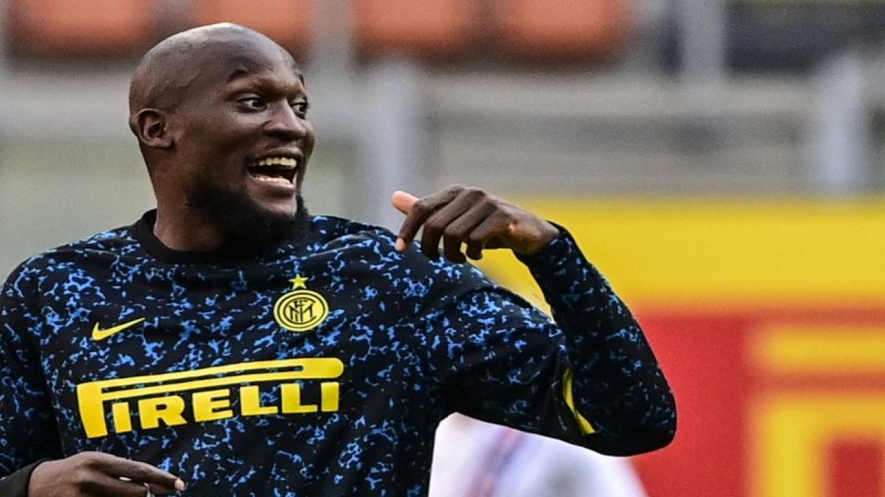 penyerang inter milan asal Belgia Romelu Lukaku (AFP/MIGUEL MEDINA)