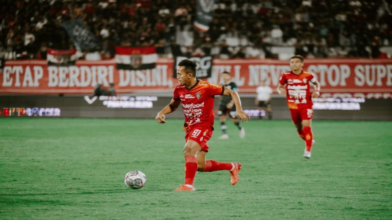 Penyerang sayap Bali United Muhammad Rahmat. (ANTARA/HO-Bali United)