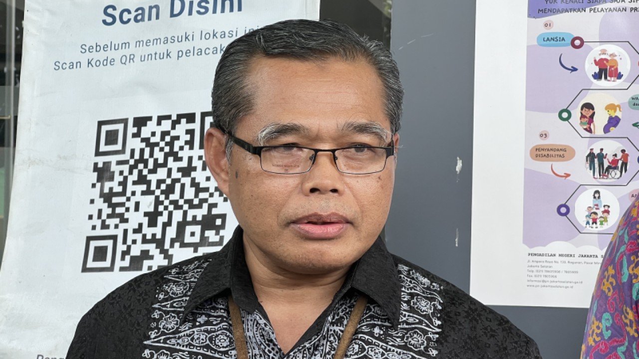 Pejabat Humas Pengadilan Negeri Jakarta Selatan Djuyamto. ANTARA/Putu Indah Savitri