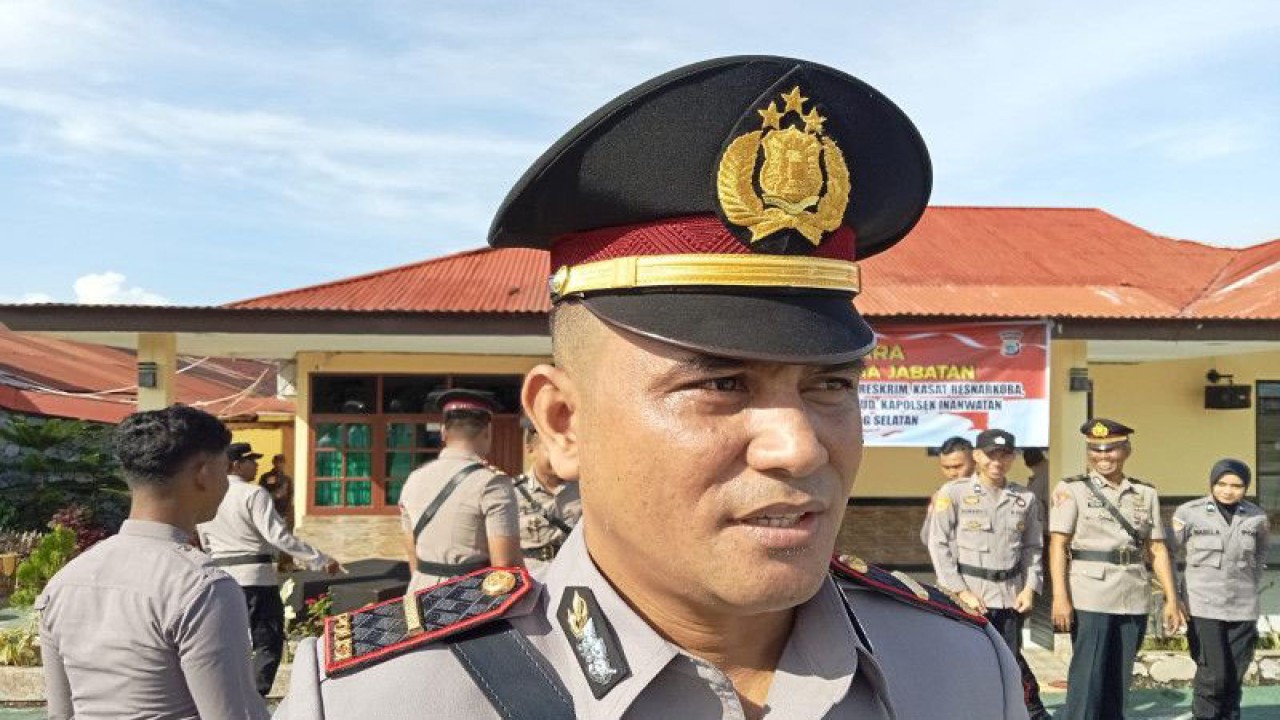 Kasat Narkoba Polres Sorong Selatan, Ipda Thomas Sabon (ANTARA/Yuvensius Lasa Banafanu)