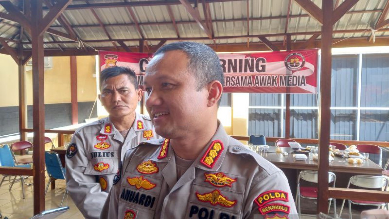 Kabid Humas Polda Bengkulu Kombes Pol Anuardi. ANTARA/Anggi Mayasari