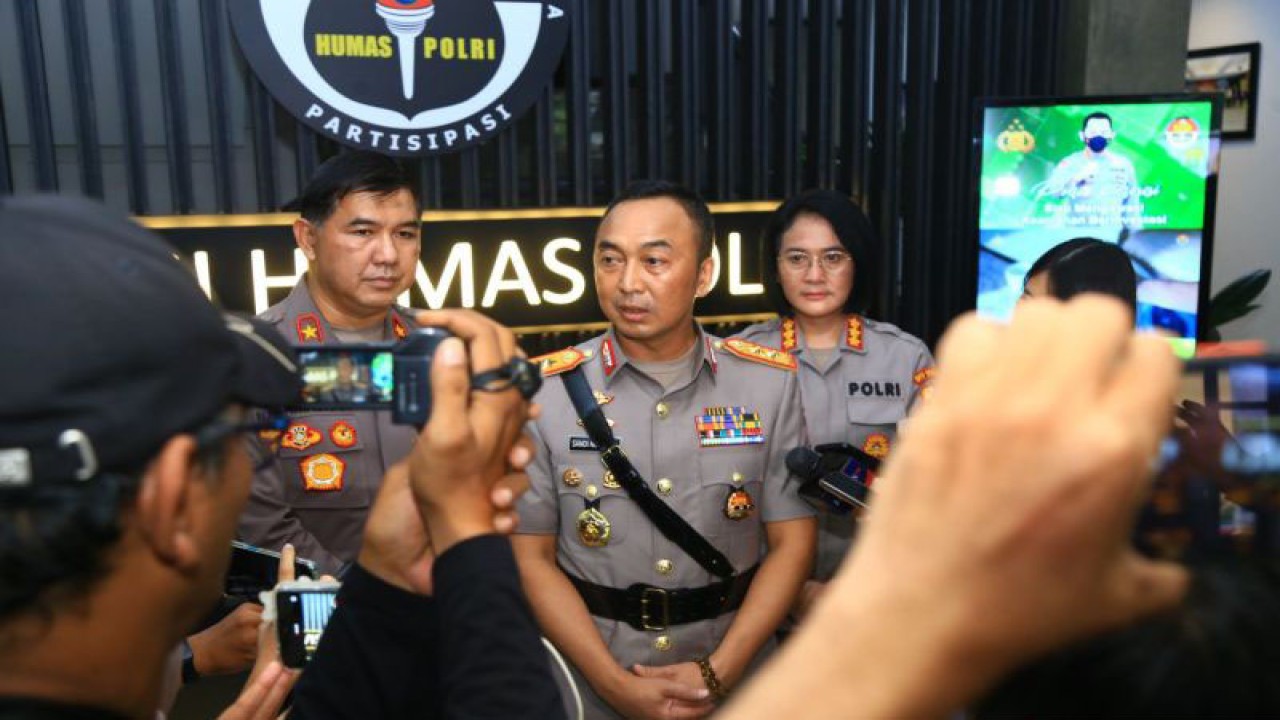 Kepala Divisi Humas Polri Inspektur Jenderal (Irjen) Pol. Sandi Nugroho. ANTARA/HO-Humas Polri.