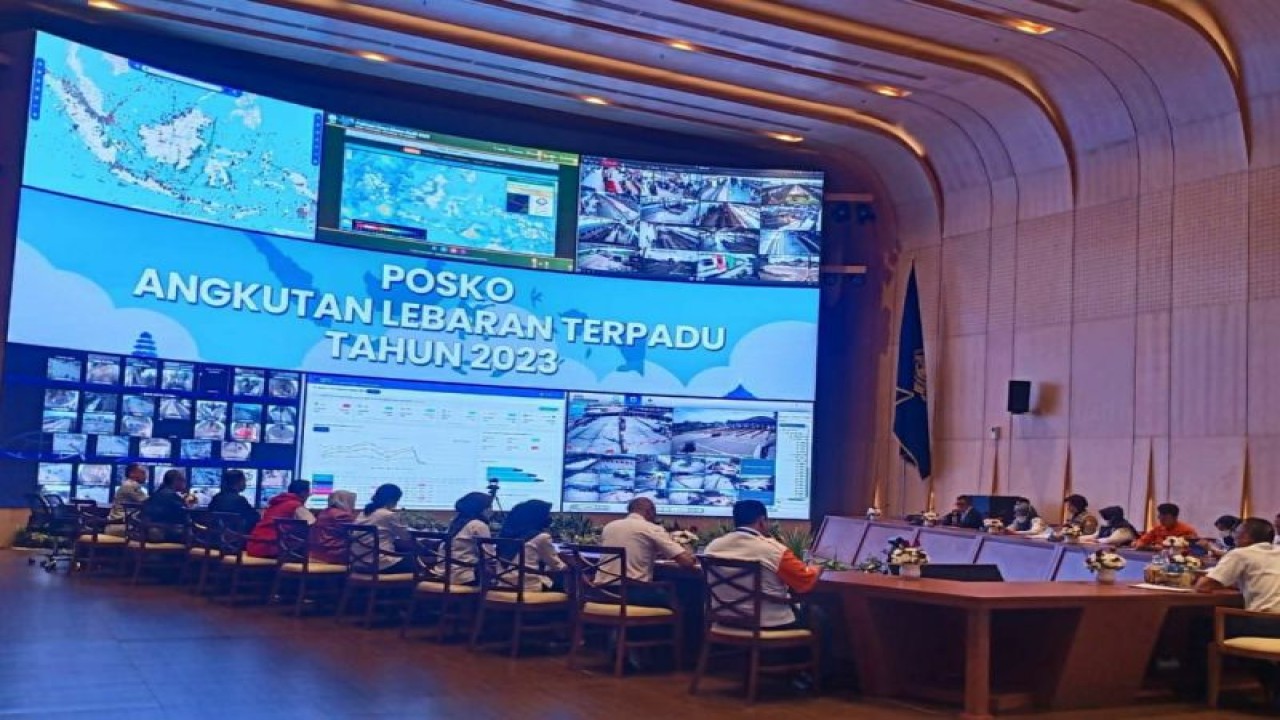 Posko Angkutan Lebaran Terpadu 2023 di Gedung Kemenhub, Jakarta. ANTARA/HO-Biro Komunikasi dan Informasi Publik (BKIP) Kemenhub
