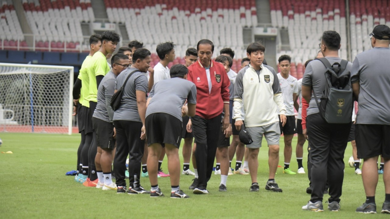 Presiden Jokowi temui Timnas U-20