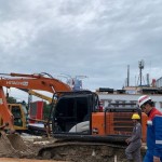 Proyek pipa gas bumi ruas Senipah–Balikpapan, Kalimantan Timur. ANTARA/HO-PT PGN Tbk-1680682734