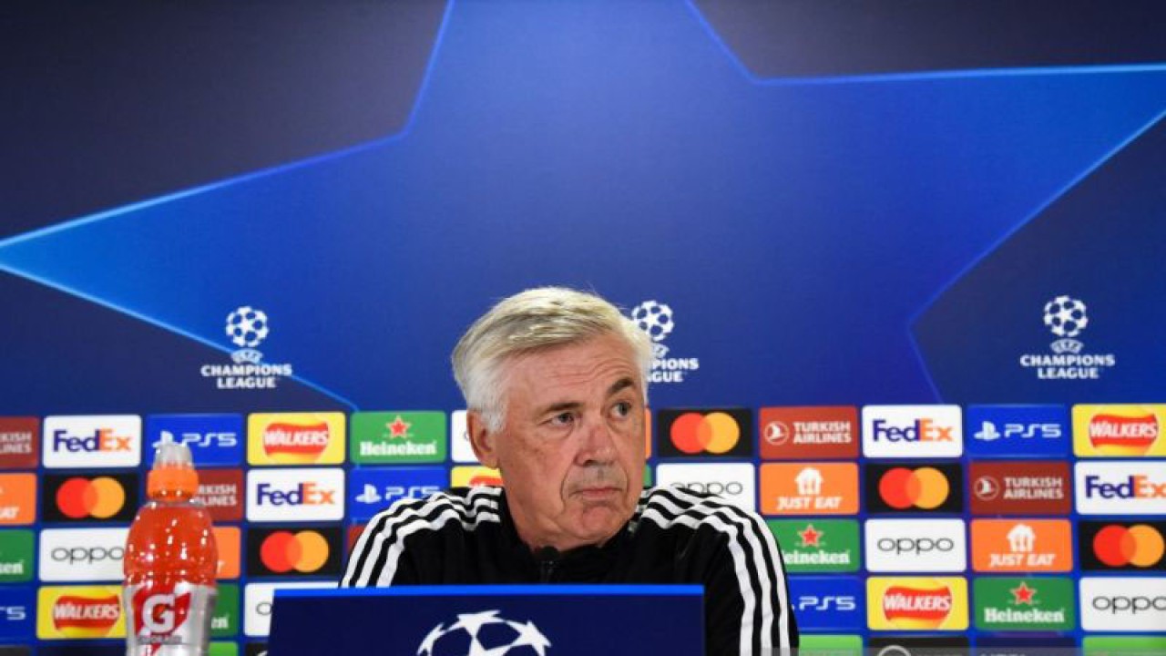 Foto arsip - Pelatih Real Madrid Carlo Ancelotti (ANTARA/AFP/ANDY BUCHANAN)