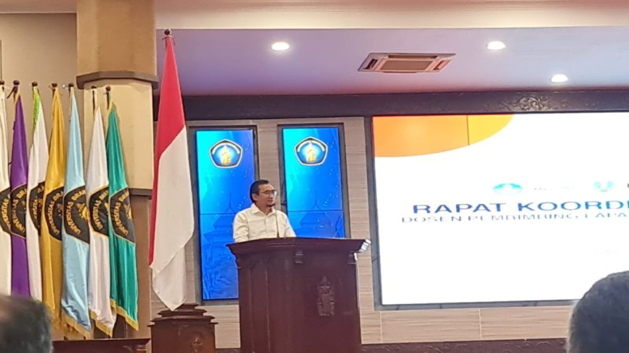 Rektor Universitas Brawijaya Prof. Widodo, SSi.,MSi.,PhD.Med.Sc. (ANTARA/HO Universitas Brawijaya)