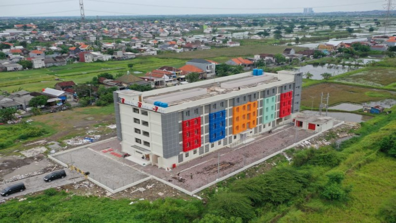 Salah satu rusunawa di Kota Surabaya, Jatim. ANTARA/HO-Diskominfo Surabaya