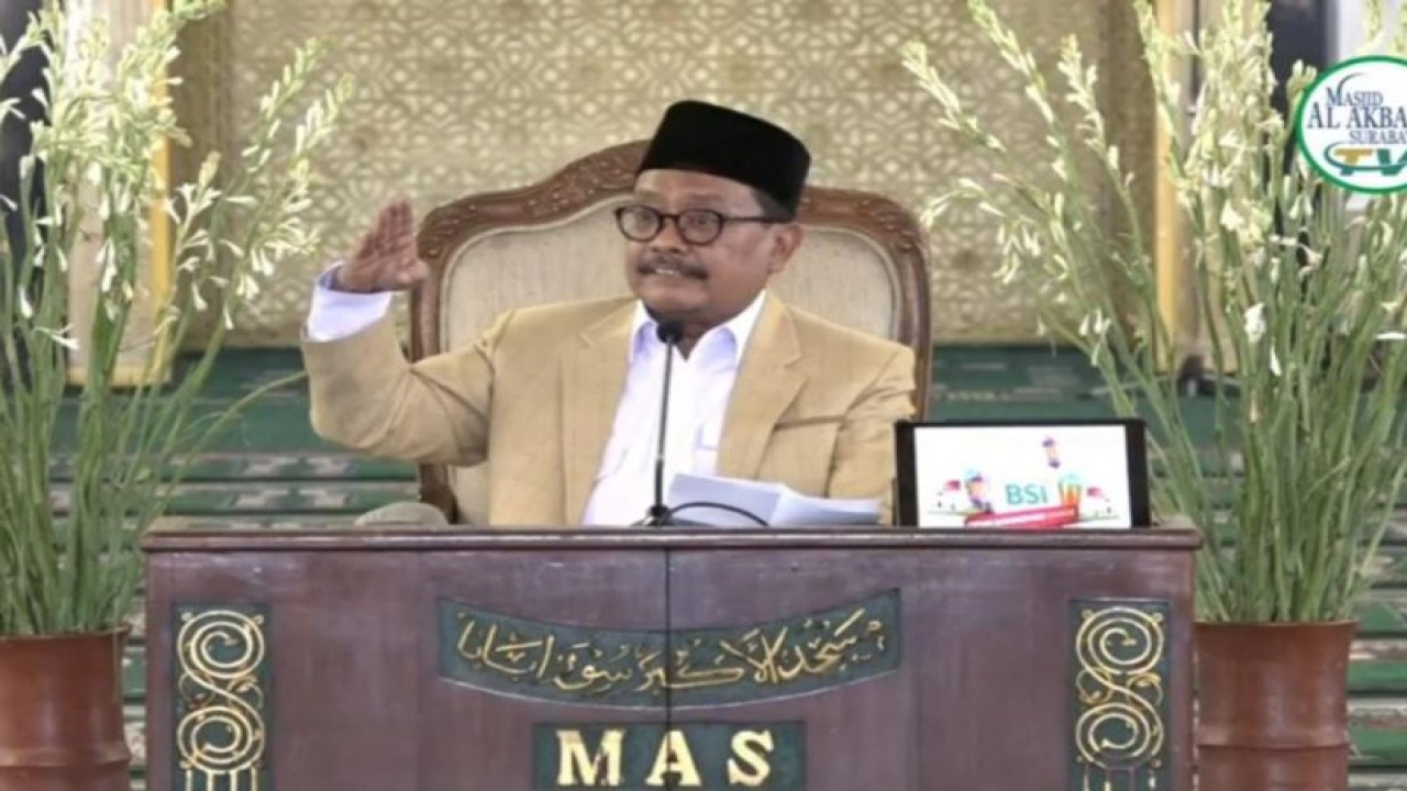Salah seorang Ketua MUI Jatim M. Mas'ud Said. (ANTARA/HO-MUI Jatim)